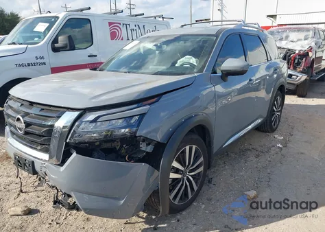 2025 Nissan Pathfinder Platinum Fwd from USA, damaged, VIN 5N1DR3DH5SC272100